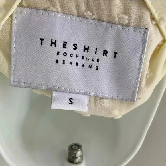 The Shirt by Rochelle Behrens Ruffled Swiss Dot Shirt and Cami Small - Picture 7 of 10